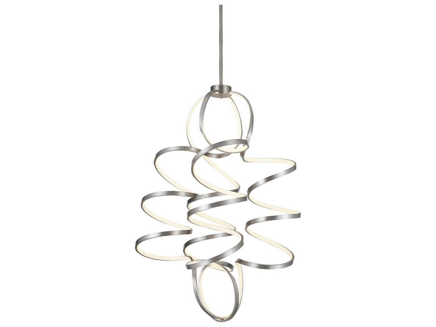 Kuzco Lighting Synergy LED Chandelier in Antique Silver
