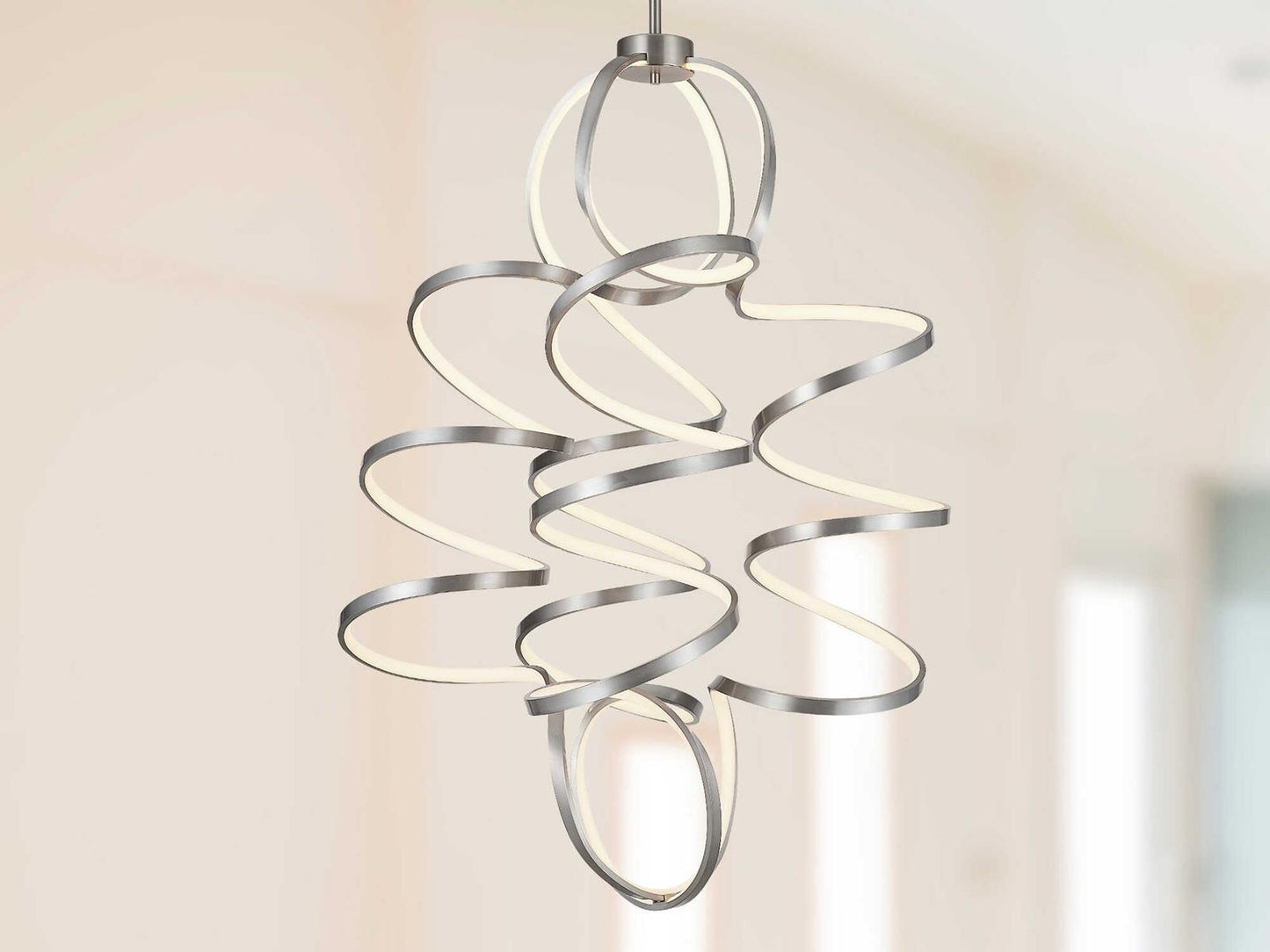 Kuzco Lighting Synergy LED Chandelier in Antique Silver