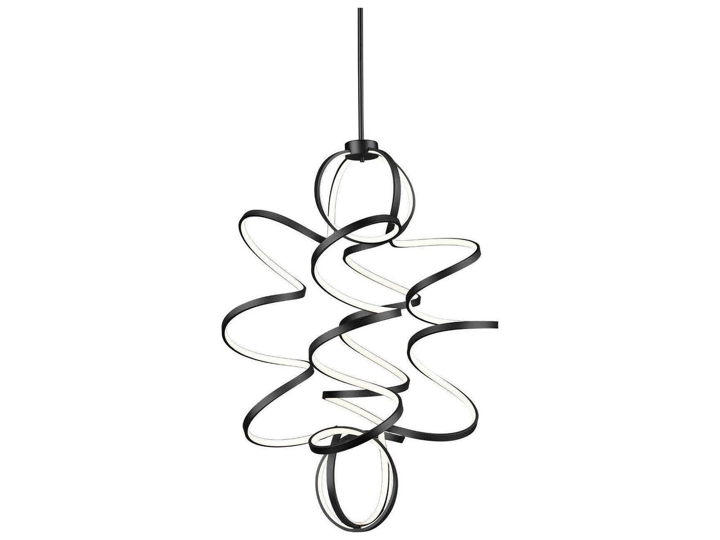 Kuzco Lighting Synergy LED Chandelier in Black