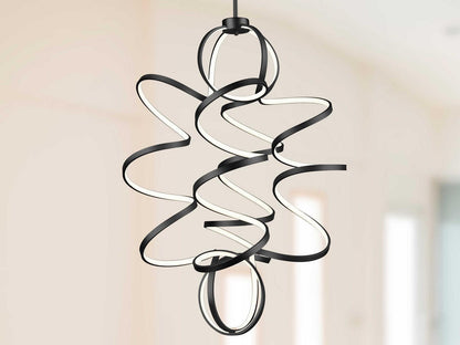 Kuzco Lighting Synergy LED Chandelier in Black