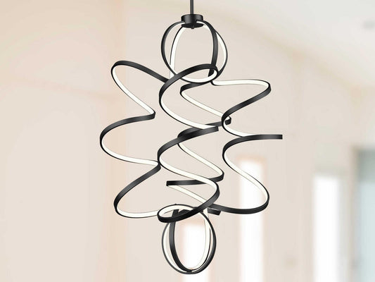 Kuzco Lighting Synergy LED Chandelier in Black