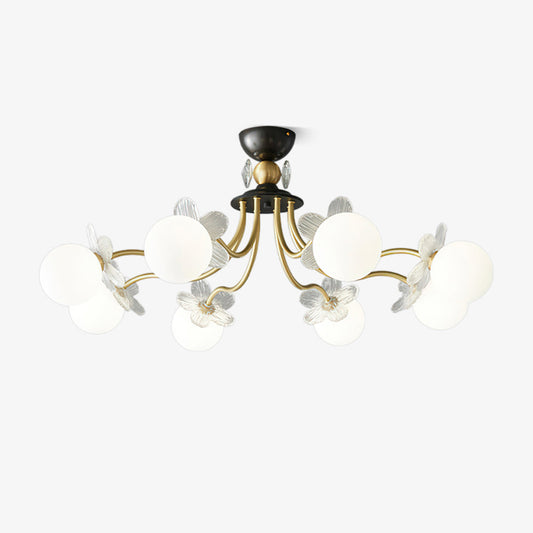 Blossom Flower Glass Chandelier Ceiling lamp