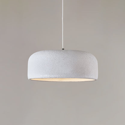 Khmara Resin Dome Pendant Lamp ∅ 19.7″ x H 8.7″ / Dia 50cm x H 22cm / White Pendant light