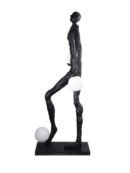 Kicking Ball Sculpture Character Floor Lamp Floor lamp