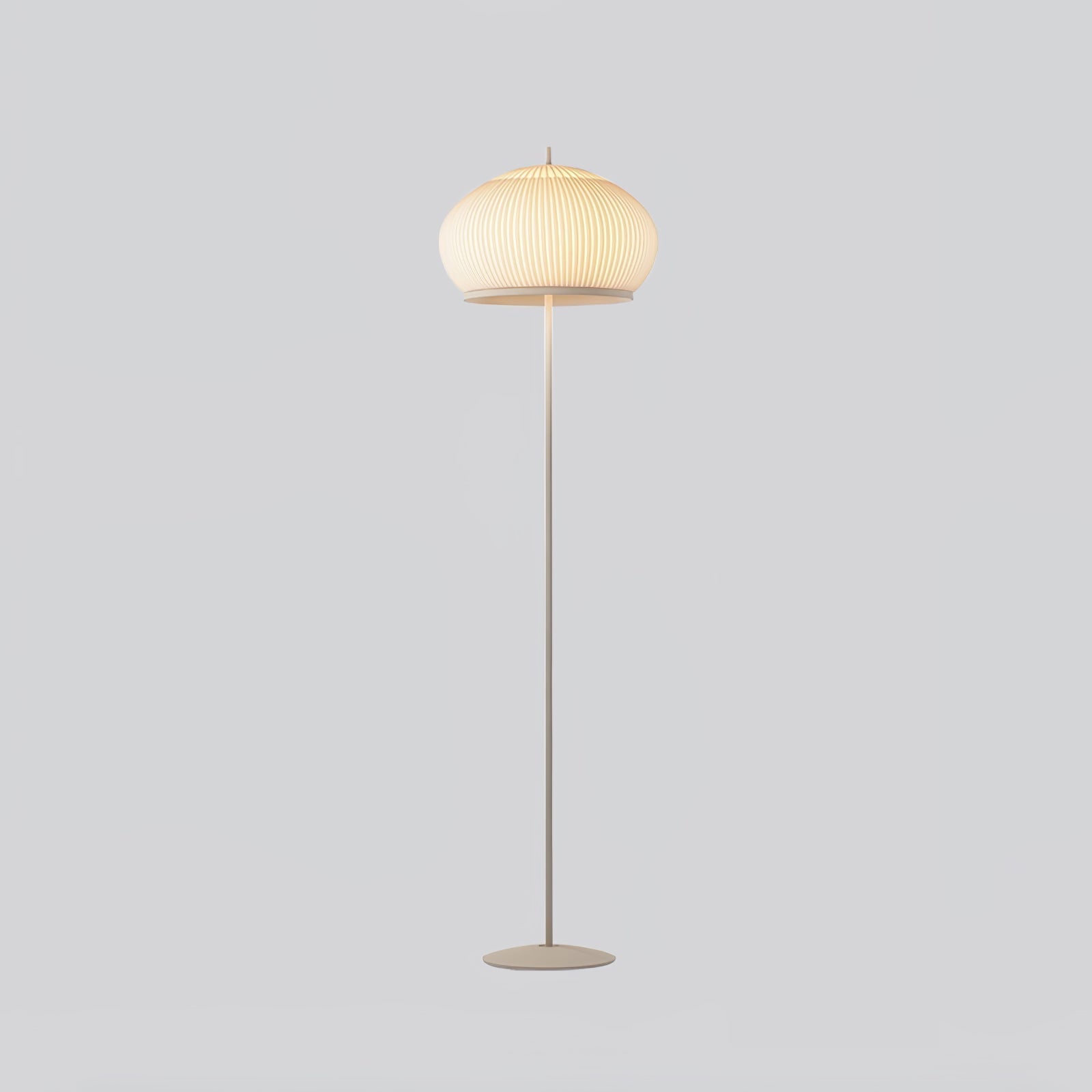 Lantern Knit Floor Lamp ∅ 17.7″ x H 66.9″ / Dia 45cm x H 170cm / White & Three-Color Stepless Dimming / US Plug Floor