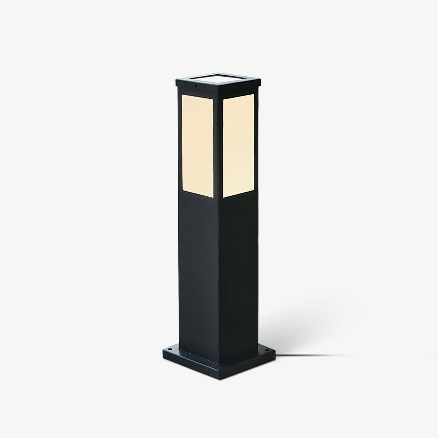Kuzco Bollard Outdoor Light ∅ 5.5″ x H 23.6″ / Dia 14cm x H 60cm / Black / Warm Light Outdoor Lighting