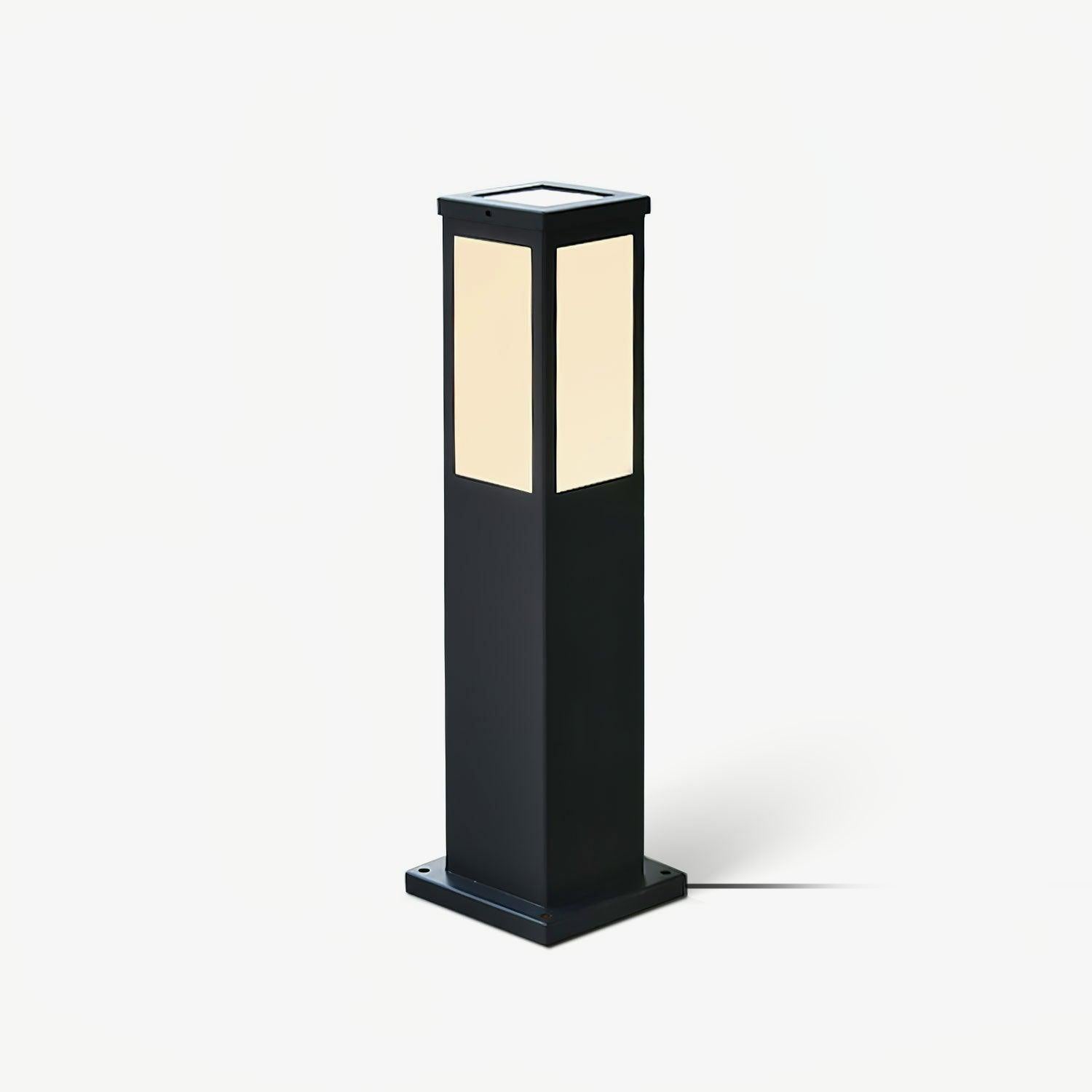 Kuzco Bollard Outdoor Light ∅ 5.5″ x H 23.6″ / Dia 14cm x H 60cm / Black / Warm Light Outdoor Lighting