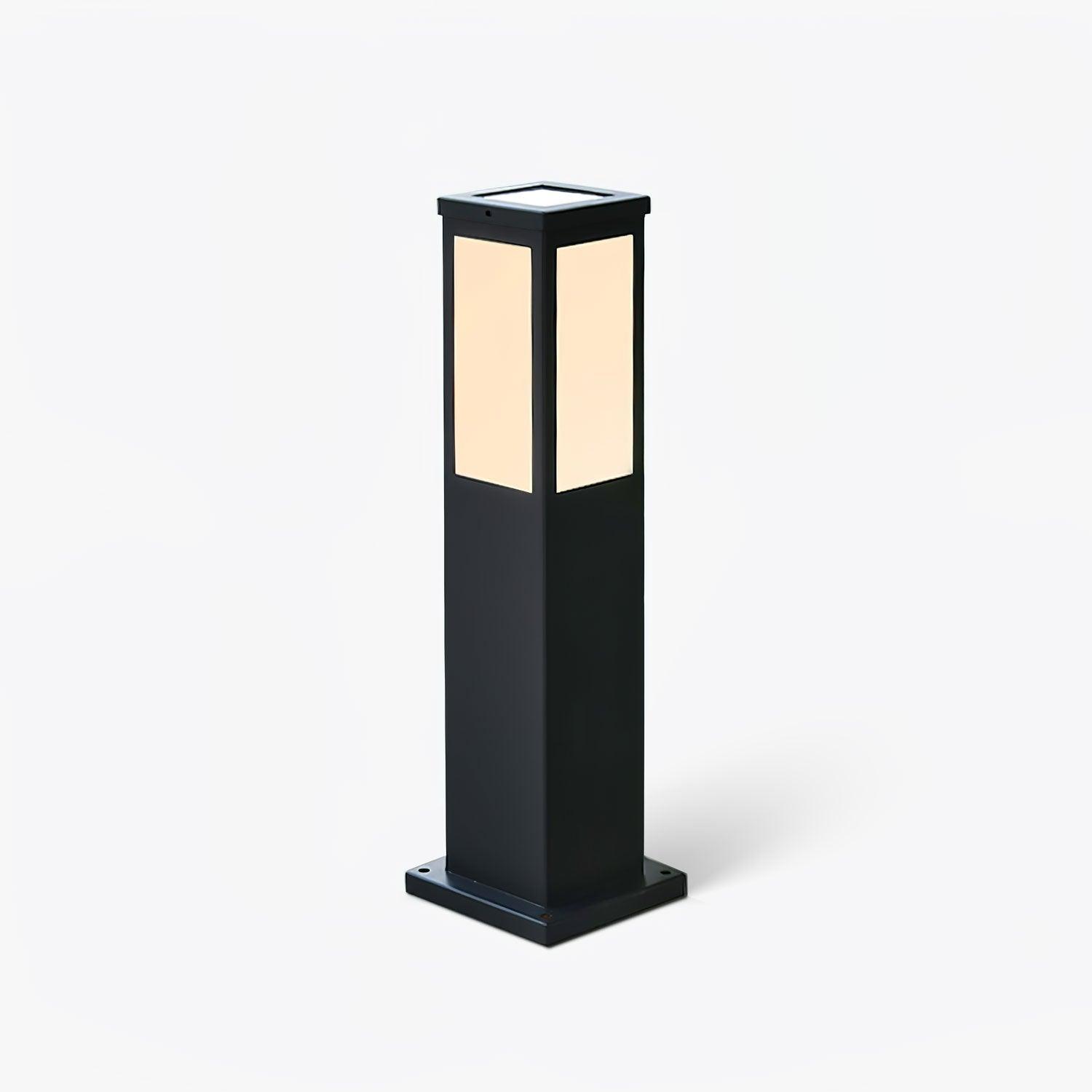 Kuzco Bollard Outdoor Light ∅ 5.5″ x H 23.6″ / Dia 14cm x H 60cm / Black / Warm Light Outdoor Lighting