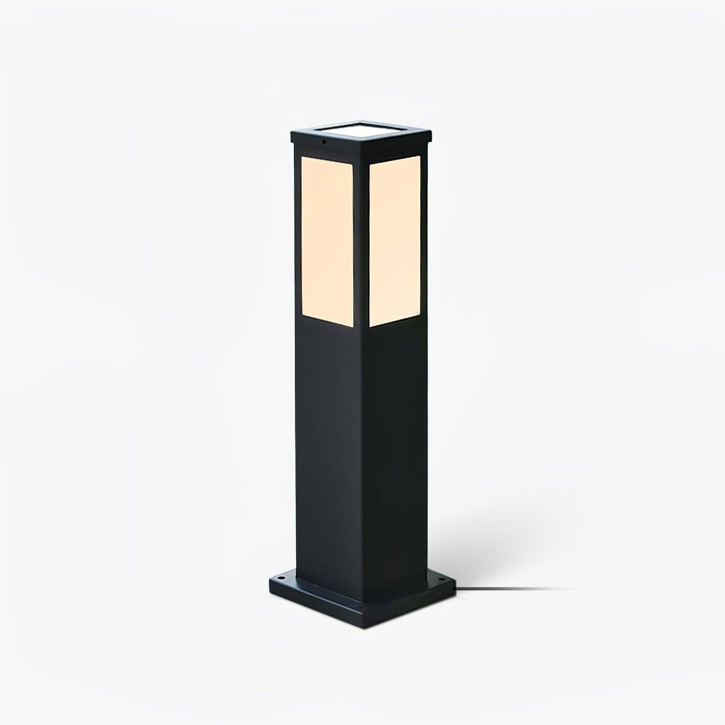 Kuzco Bollard Outdoor Light ∅ 5.5″ x H 23.6″ / Dia 14cm x H 60cm / Black / Warm Light Outdoor Lighting