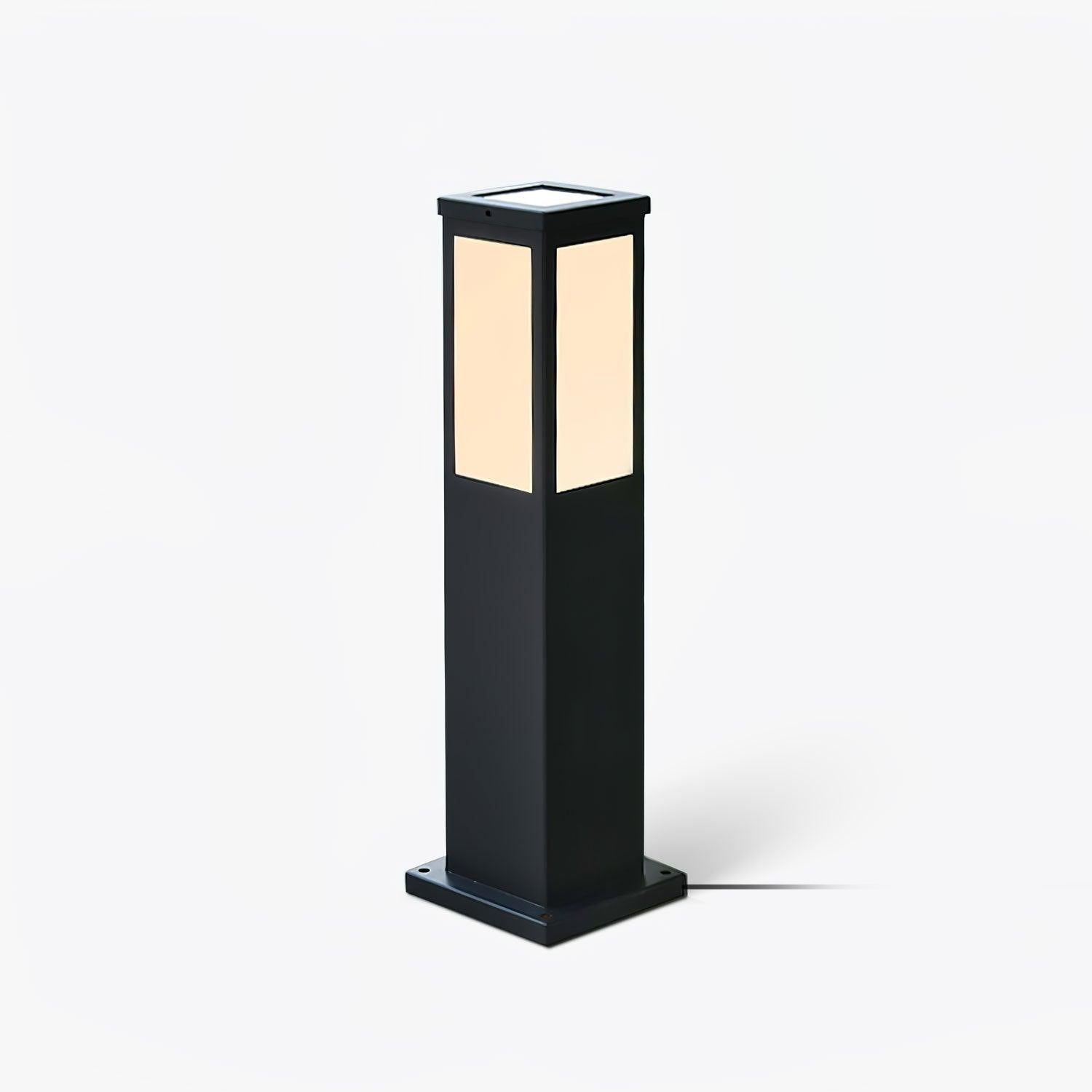 Kuzco Bollard Outdoor Light ∅ 5.5″ x H 23.6″ / Dia 14cm x H 60cm / Black / Warm Light Outdoor Lighting