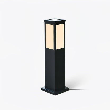 Kuzco Bollard Outdoor Light ∅ 5.5″ x H 23.6″ / Dia 14cm x H 60cm / Black / Warm Light Outdoor Lighting
