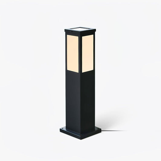 Kuzco Bollard Outdoor Light ∅ 5.5″ x H 23.6″ / Dia 14cm x H 60cm / Black / Warm Light Outdoor Lighting