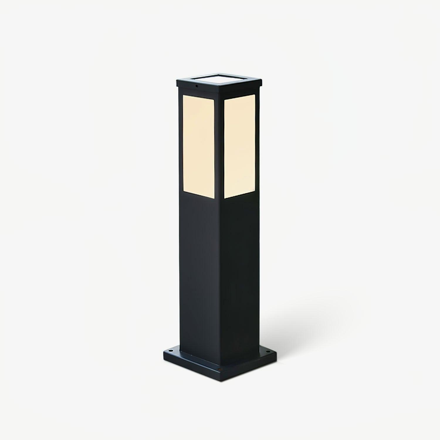 Kuzco Bollard Outdoor Light ∅ 5.5″ x H 23.6″ / Dia 14cm x H 60cm / Black / Warm Light Outdoor Lighting