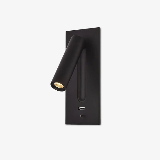 Black Bedside USB Wall Light 1001 Wall lamp