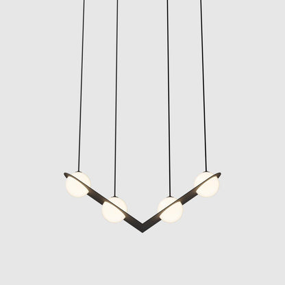 Orbion Black Pendant Lamp Laurent-02 ∅ 27.6″ x H 7.9″ / Dia 70cm x W 20cm / Black Pendant light