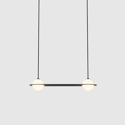 Orbion Black Pendant Lamp Laurent-03 ∅ 29.5″ x H 7.9″ / Dia 75cm x W 20cm / Black Pendant light