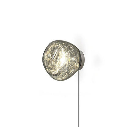 Lava Plug-in Wall Lamp ∅ 7.1″ x H 7.5″ / Dia 18cm x H 19cm / Smoke grey / US Plug 1001 Wall lamp