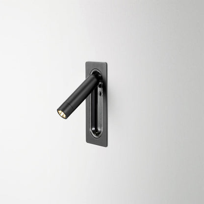 OmniLux Reading Lamp ∅ 2.8″ x H 6.7″ / Dia 7cm x H 17cm / Matt Black / Warm White Wall lamp