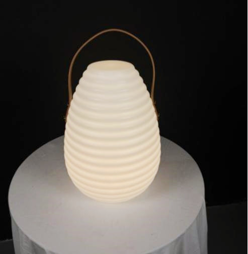 Beehive Lantern Outdoor Lamp ∅ 10.6″ x H 11″ / Dia 27cm x H 28cm / Model A: Rechargeable version / Warm Light Outdoor