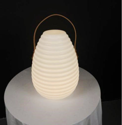 Beehive Lantern Outdoor Lamp ∅ 10.6″ x H 11″ / Dia 27cm x H 28cm / Model A: Rechargeable version / Warm Light Outdoor