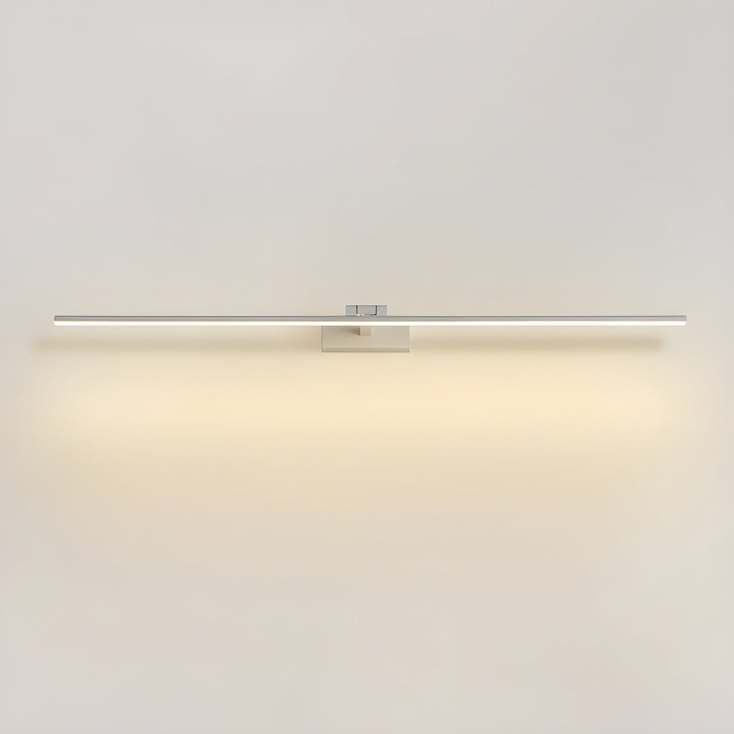 Linear Bathroom Wall Lamp ∅ 39.4″ x H 2.4″ / White & Warm Light 1001 Wall lamp