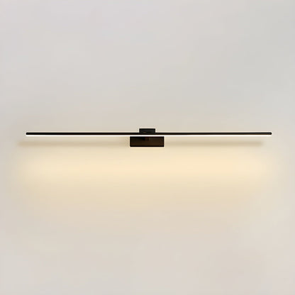 Linear Bathroom Wall Lamp ∅ 39.4″ x H 2.4″ / Black & Warm Light 1001 Wall lamp