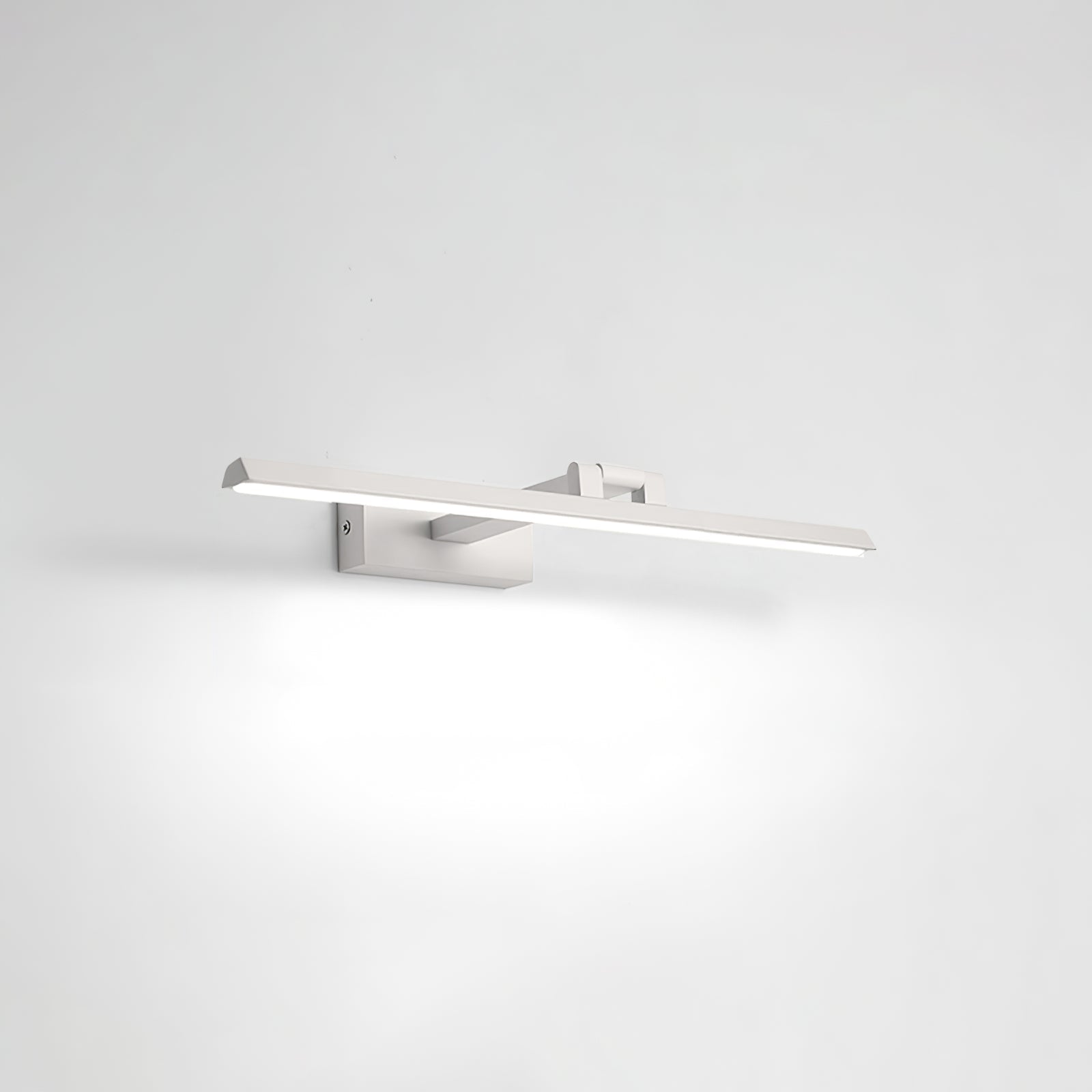 Linear Bathroom Wall Lamp ∅ 15.7″ x H 2.4″ / White & Warm Light 1001 Wall lamp