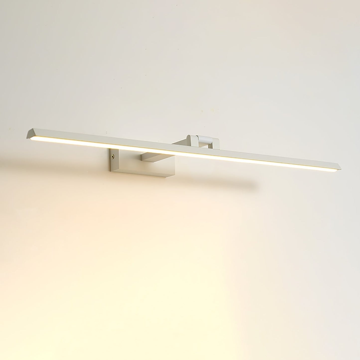 Linear Bathroom Wall Lamp ∅ 23.6″ x H 2.4″ / White & Warm Light 1001 Wall lamp