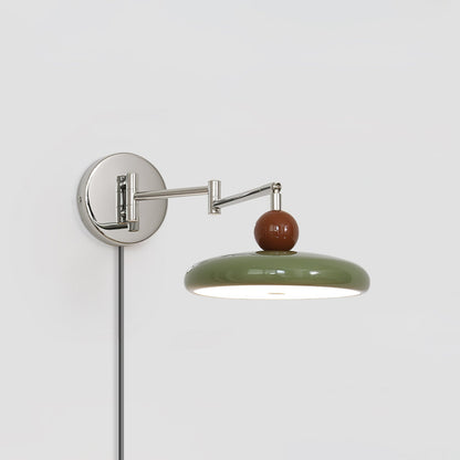 Lola Plug-in Wall Lamp ∅ 7.9″ x H 4.7″ / Green / US Plug Wall lamp