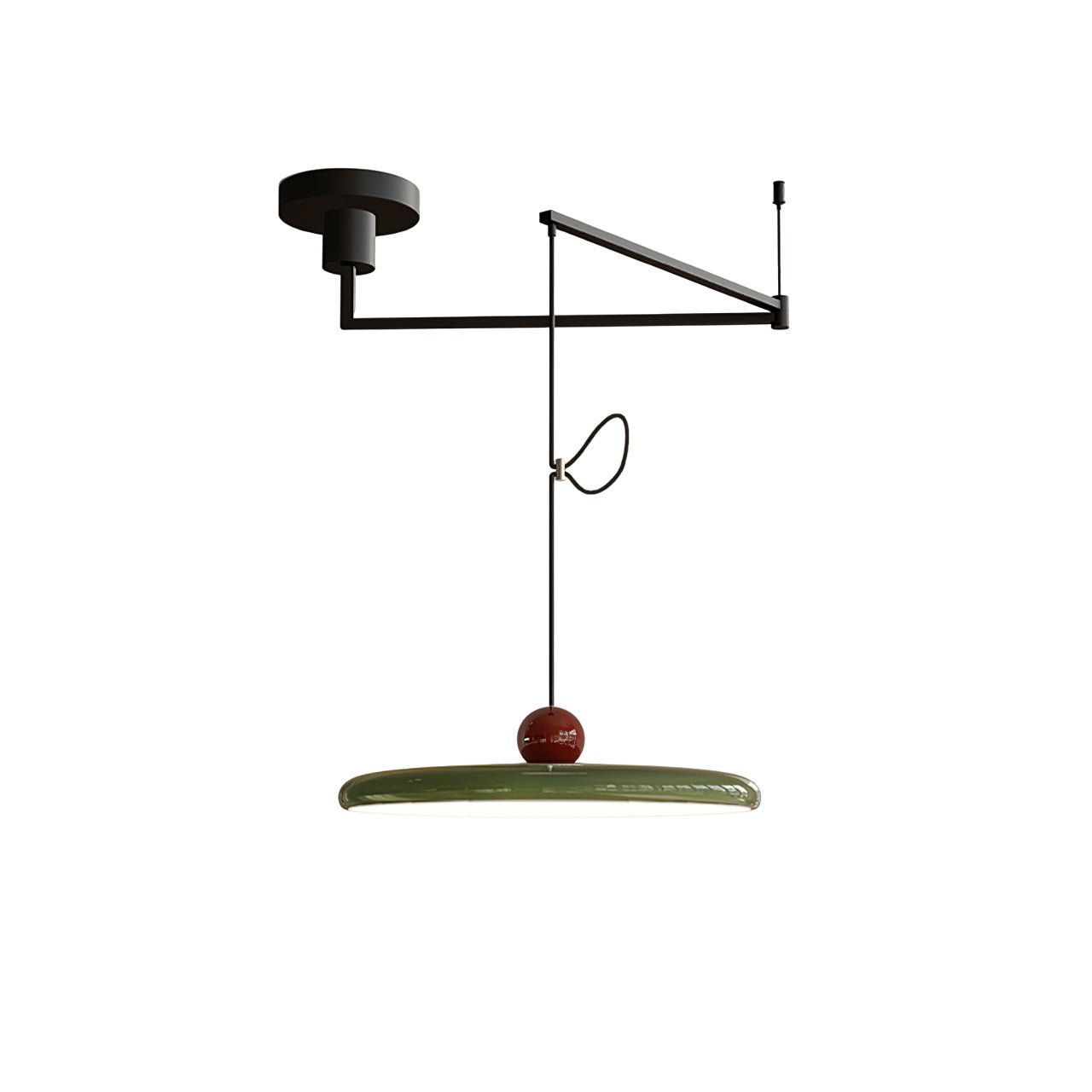Lola Swing Pendant Lamp ∅ 11.8″ x H 4.7″ / Red & Green / Warm Light 1001 pendant Lamp