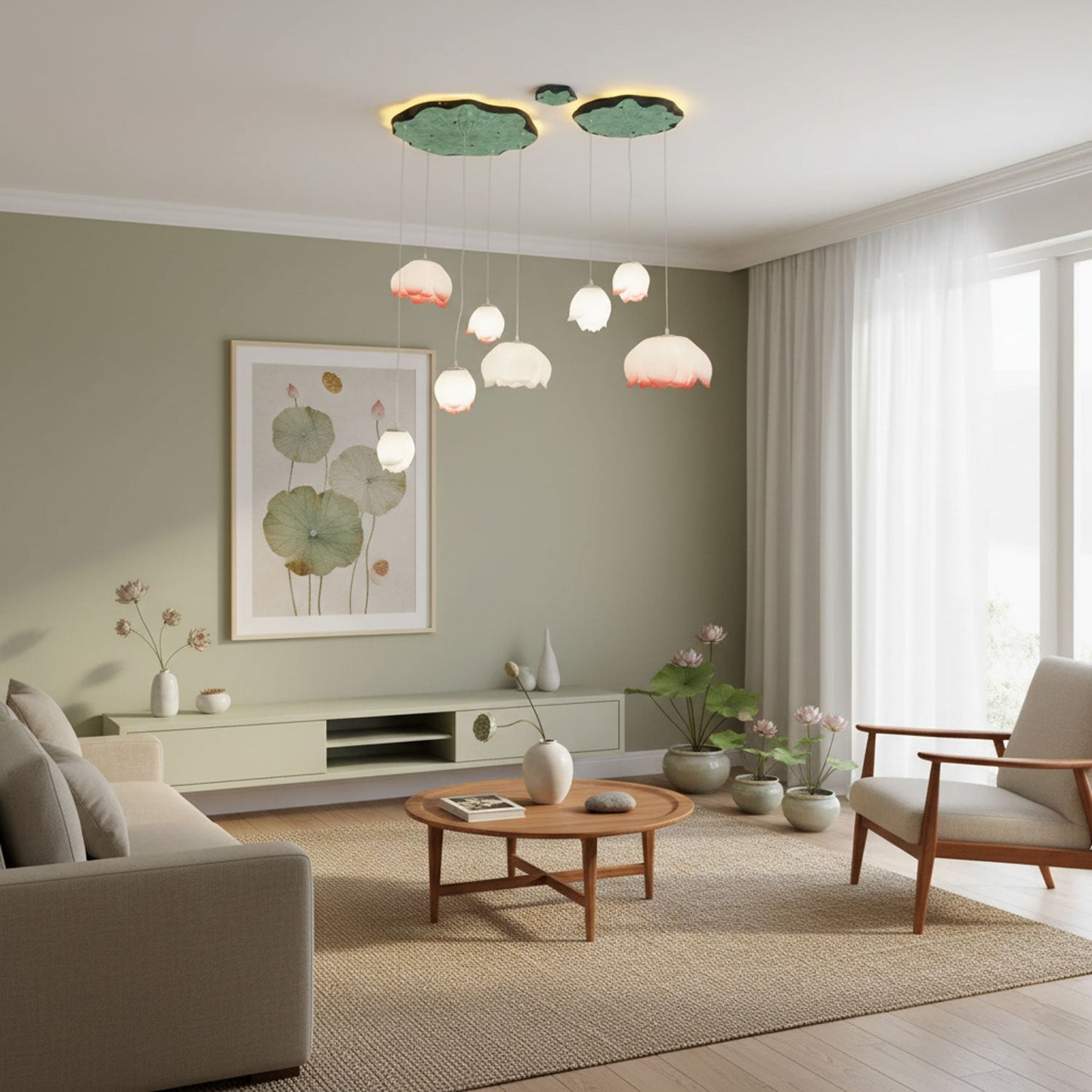 Lotus Chandelier