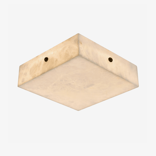 Luma Alabaster Square Ceiling Lamp