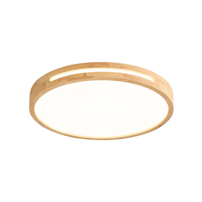 Lumis Halo Ceiling Light Circle: ∅ 19.7″ x H 2.2″ / Wood Color / Warm Light 1001 Ceiling lamp