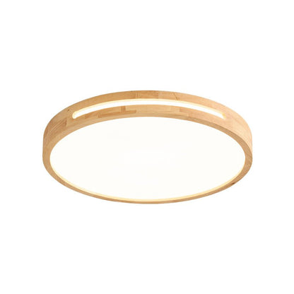 Lumis Halo Ceiling Light Circle: ∅ 19.7″ x H 2.2″ / Wood Color / Warm Light 1001 Ceiling lamp