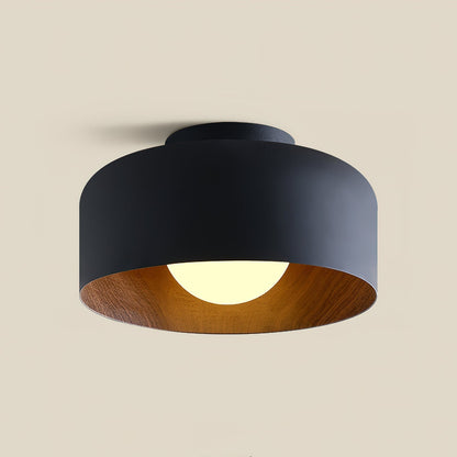 Lumosphere Ceiling Light ∅ 8.7″ x H 5.1″ / Black Ceiling lamp