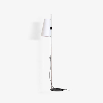 Lupe Floor Lamp Dia 49cm x H 160cm / ∅ 19.3″ x H 63″ / Chrome＆White / US plug Floor lamp