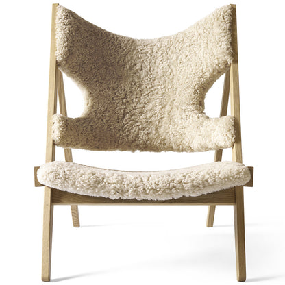 Knitting Sheepskin Lounge Chair