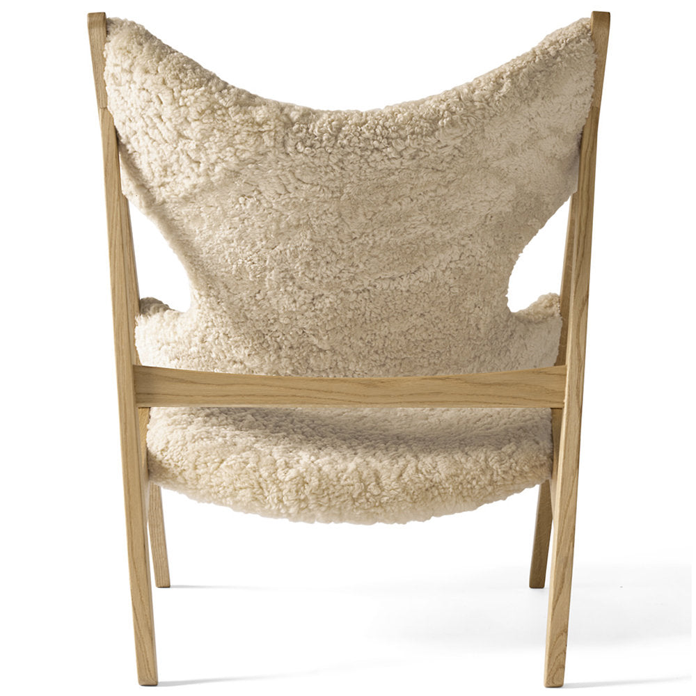 Knitting Sheepskin Lounge Chair