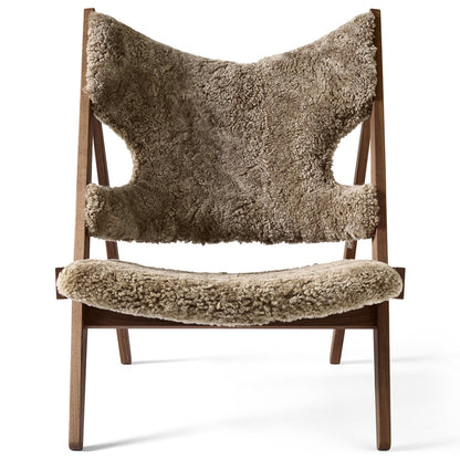 Knitting Sheepskin Lounge Chair