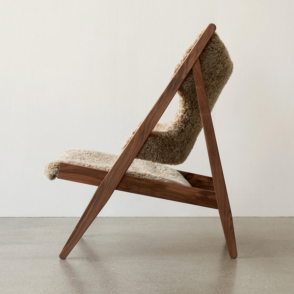 Knitting Sheepskin Lounge Chair