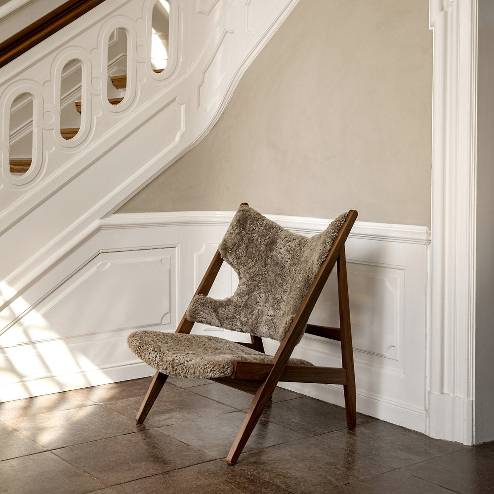 Knitting Sheepskin Lounge Chair