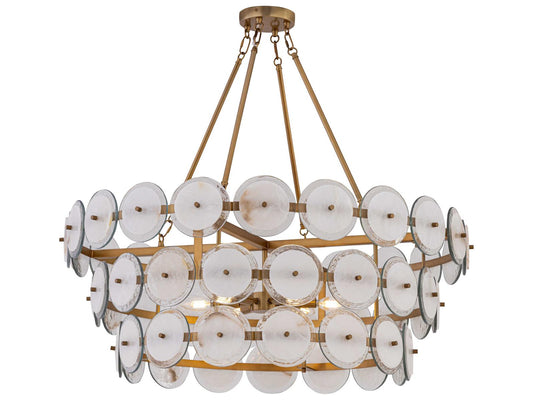 Minka Lavery Kintrel 6-Light Brass Tiered Chandelier