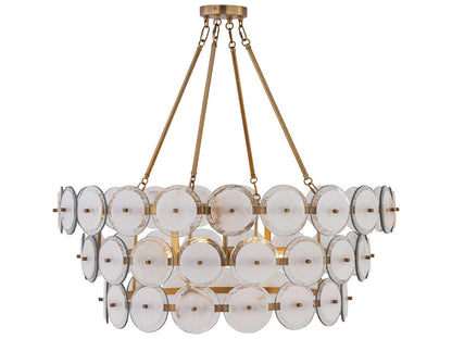 Minka Lavery Kintrel 6-Light Brass Tiered Chandelier