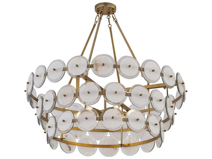 Minka Lavery Kintrel 6-Light Brass Tiered Chandelier