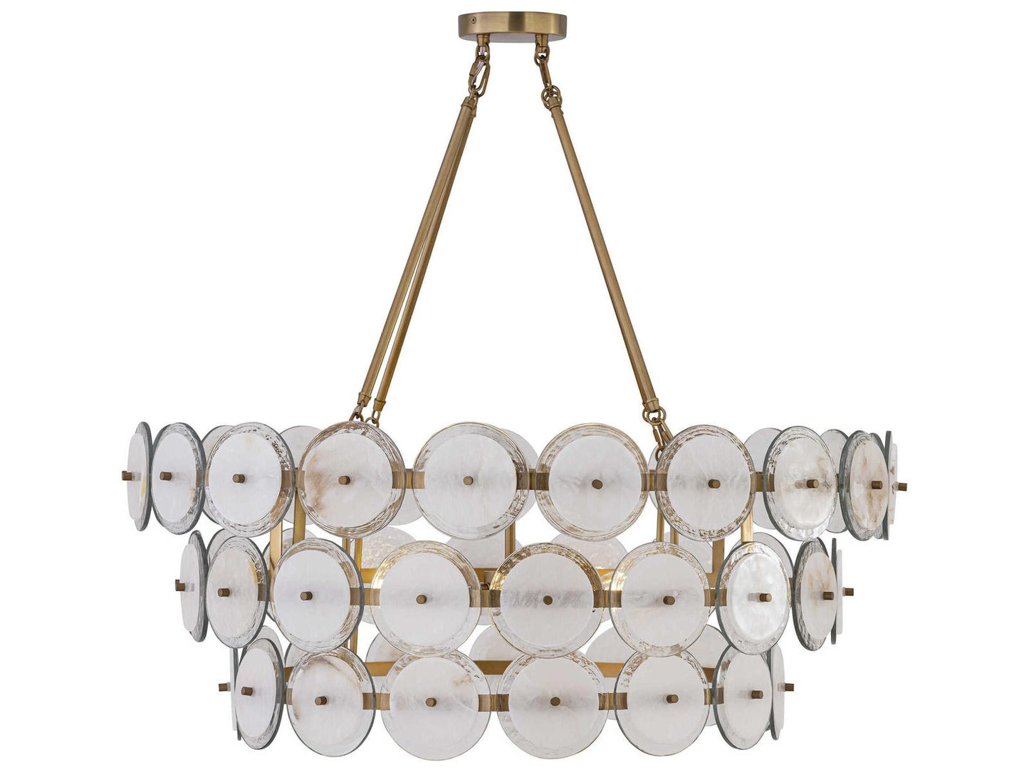 Minka Lavery Kintrel 6-Light Brass Tiered Chandelier