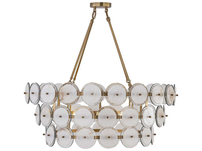 Minka Lavery Kintrel 6-Light Brass Tiered Chandelier