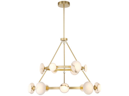 Minka Lavery Zill 16-Light Lily Gold Tiered Chandelier