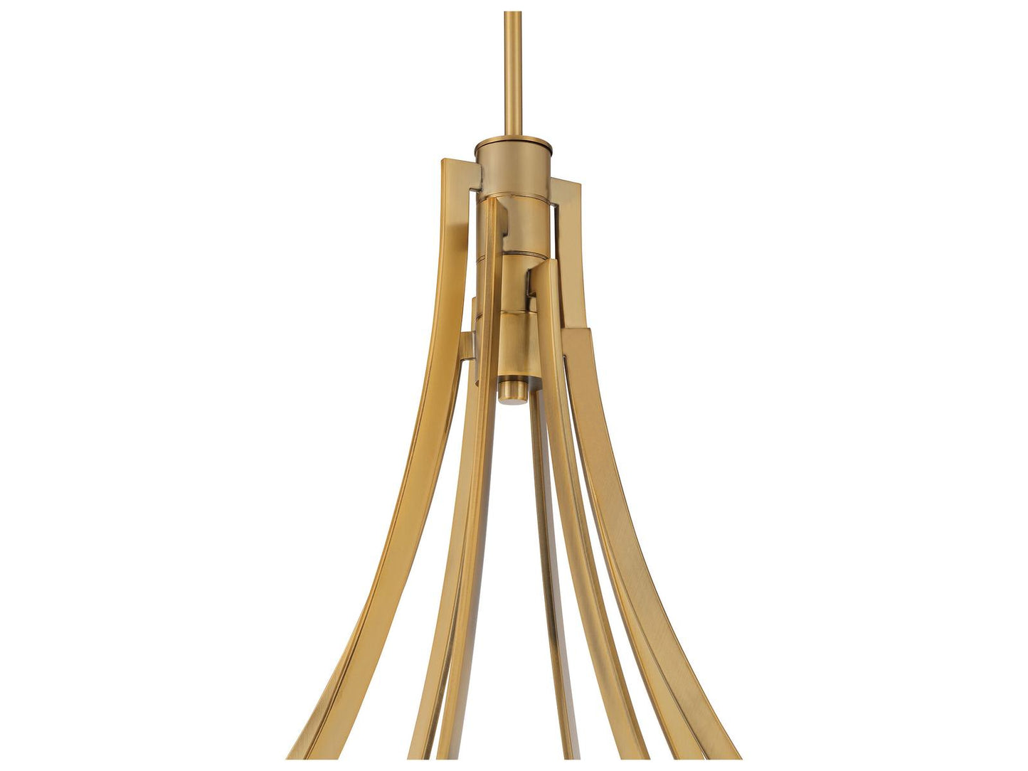 Minka Lavery Pearl LED Tiered Chandelier in Legacy Brass with Clear Glass