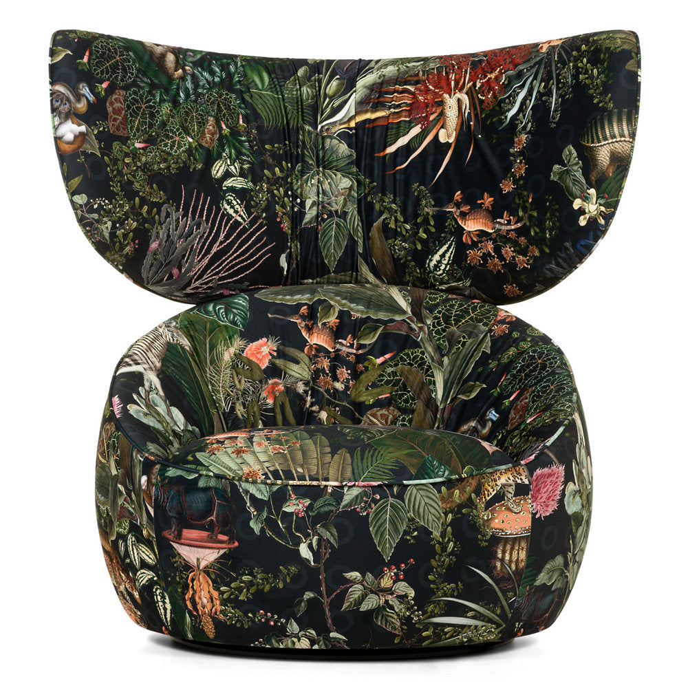 Hana Wingback Swivel Armchair
