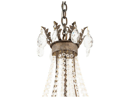 Meyda Antonia 4-Light Corinth Black Crystal Candelabra Chandelier